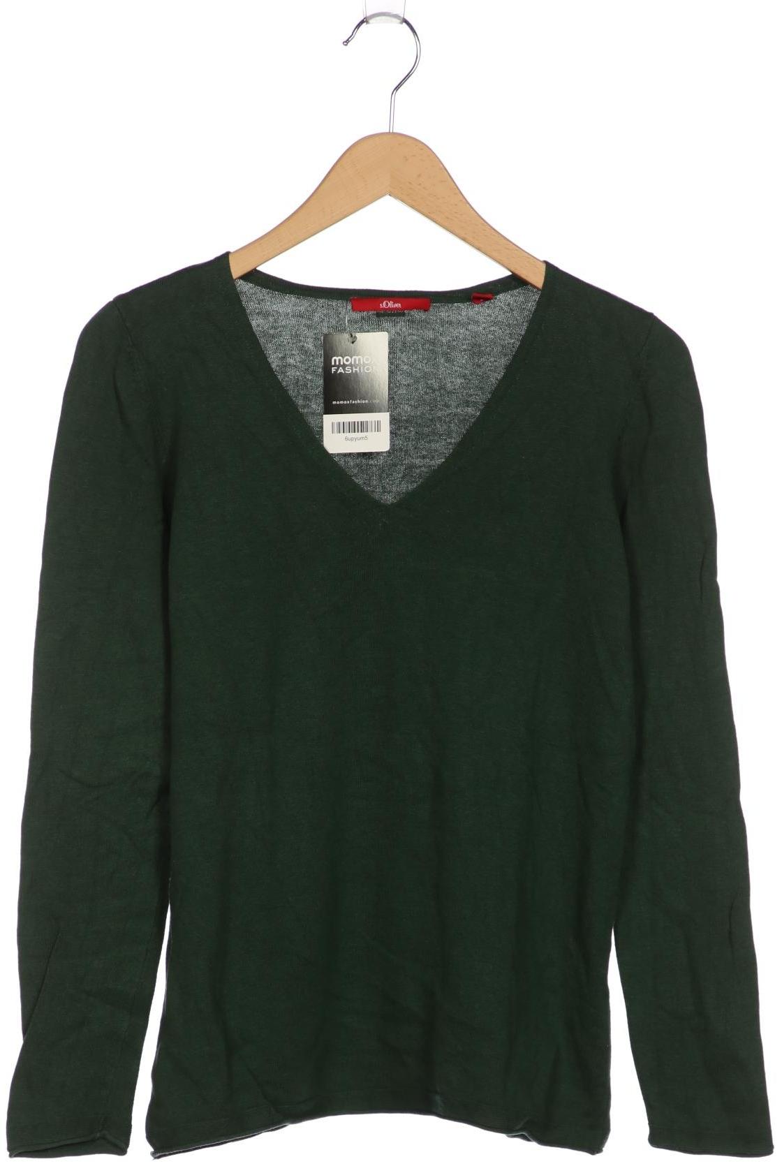 

s.Oliver Damen Pullover, grün, Gr. 40