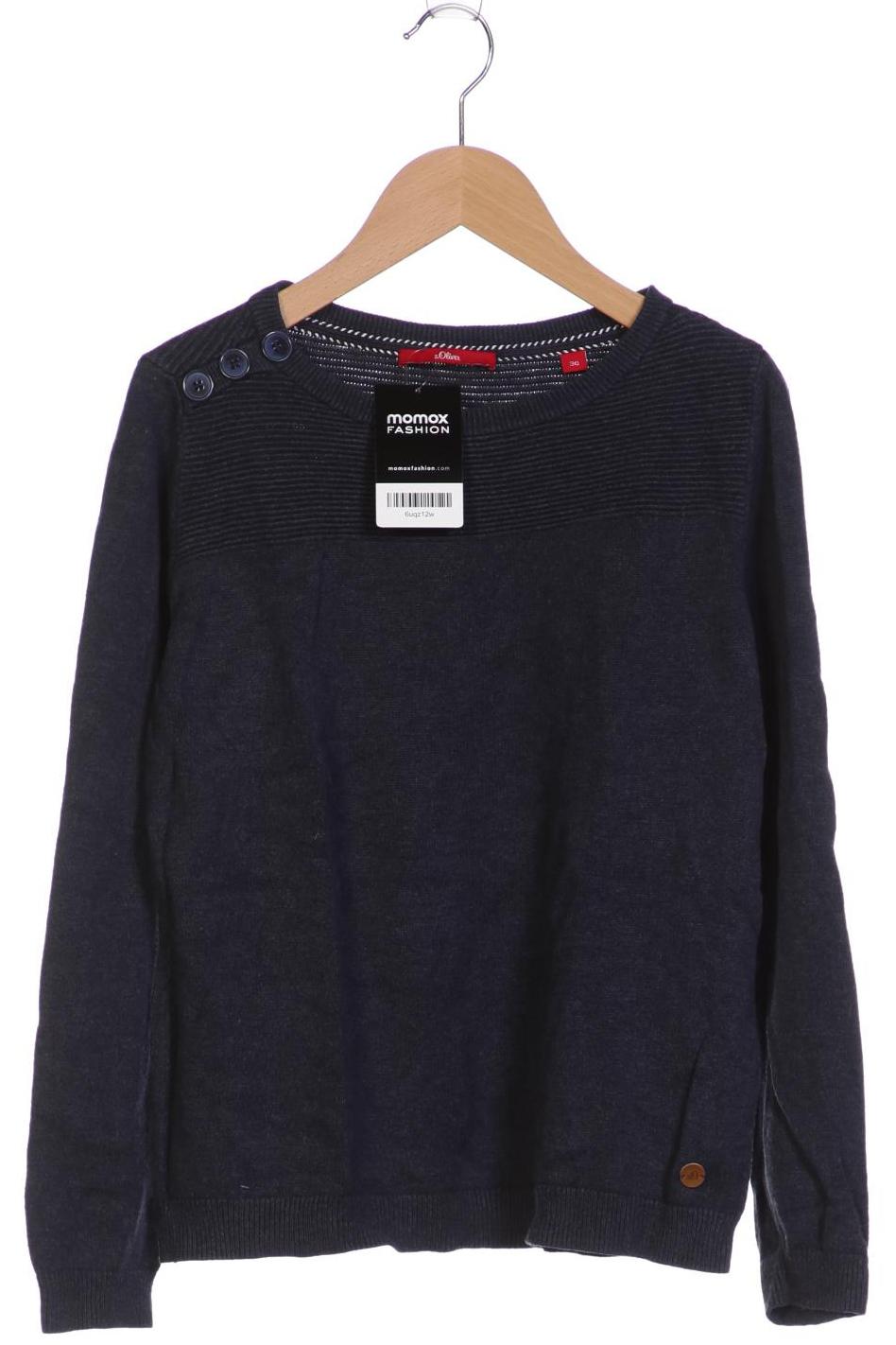 

s.Oliver Damen Pullover, marineblau