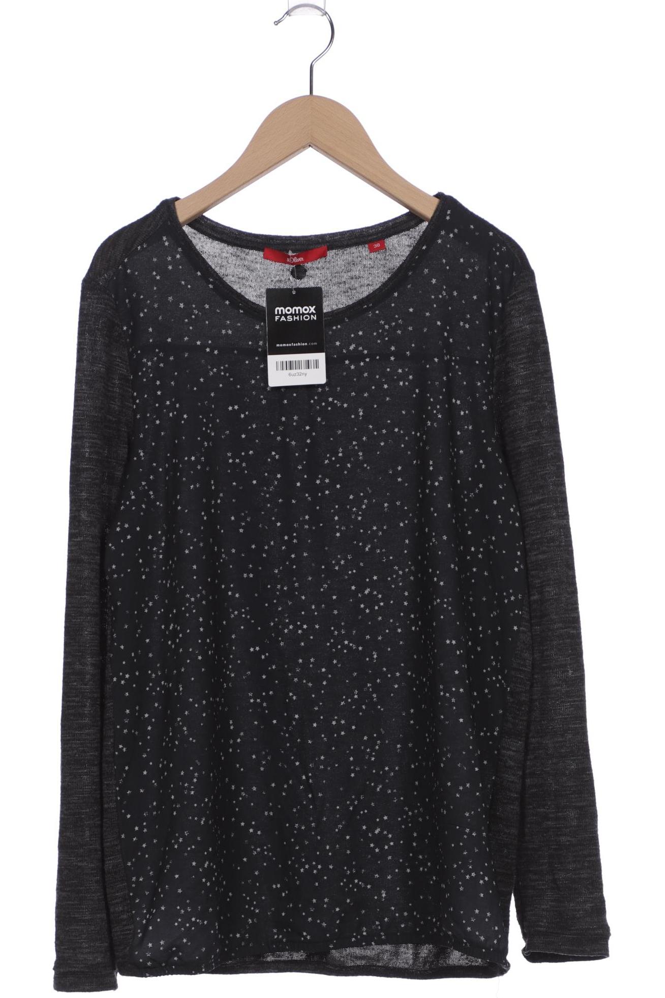 

s.Oliver Damen Pullover, schwarz, Gr. 38