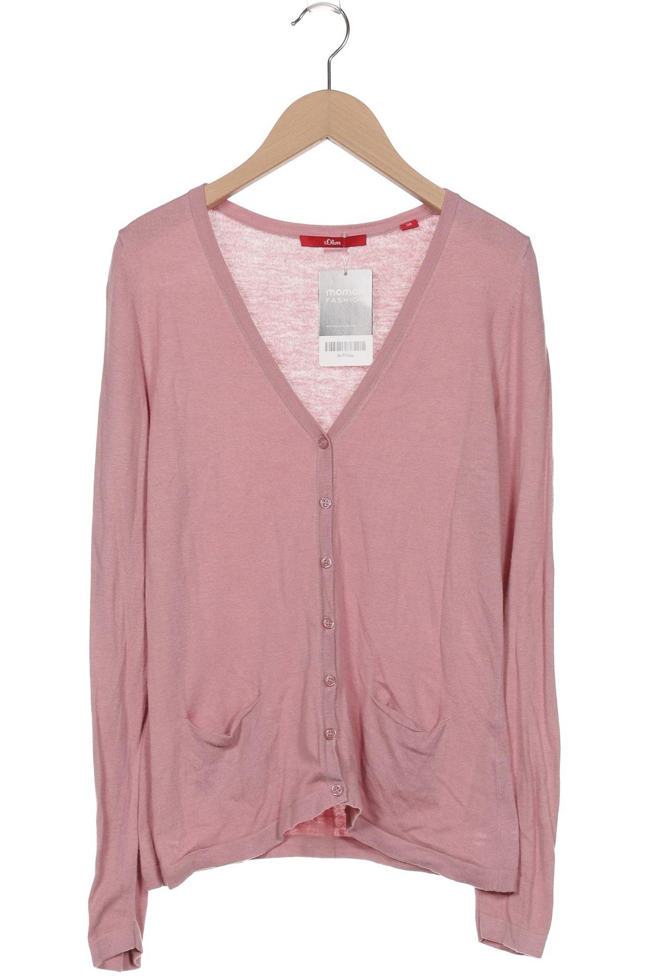 

s.Oliver Damen Strickjacke, pink, Gr. 36