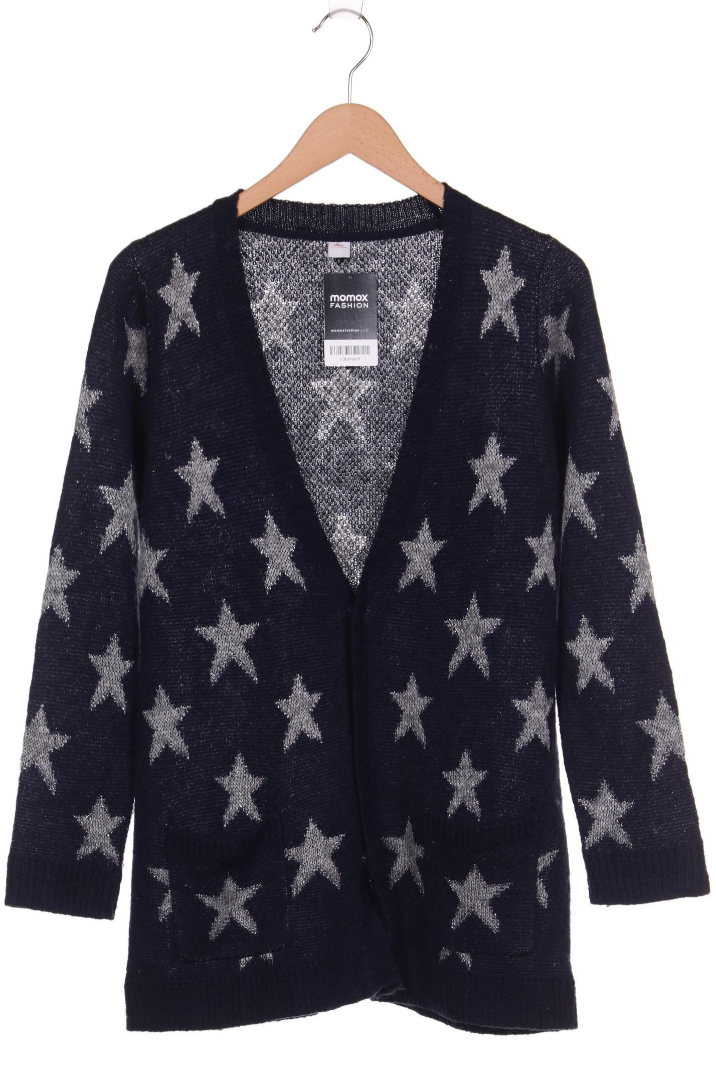 

s.Oliver Damen Strickjacke, marineblau