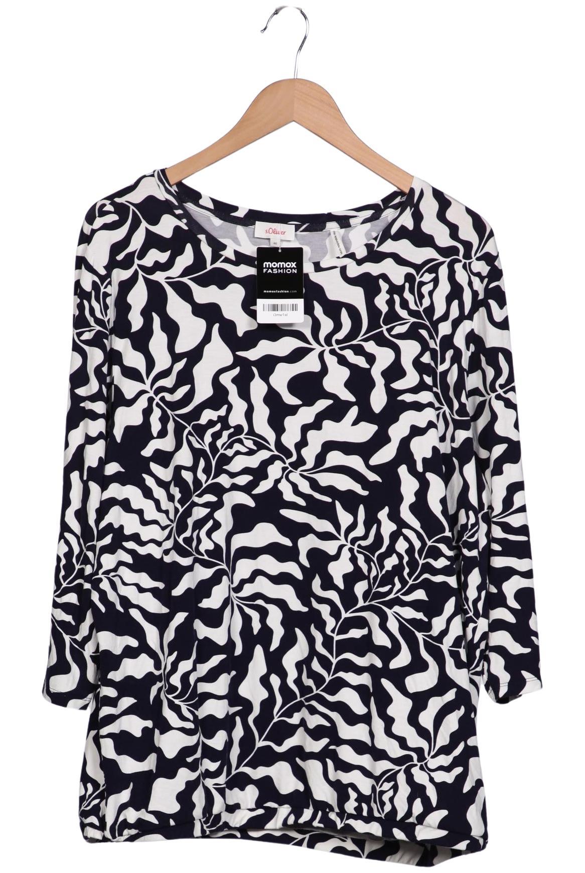 

s.Oliver Damen Langarmshirt, mehrfarbig, Gr. 46