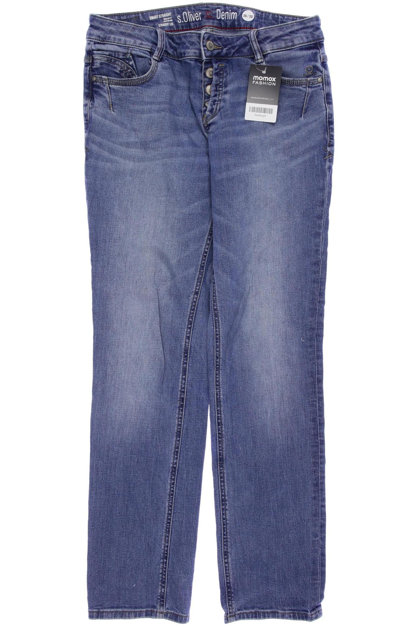 

s.Oliver Damen Jeans, blau