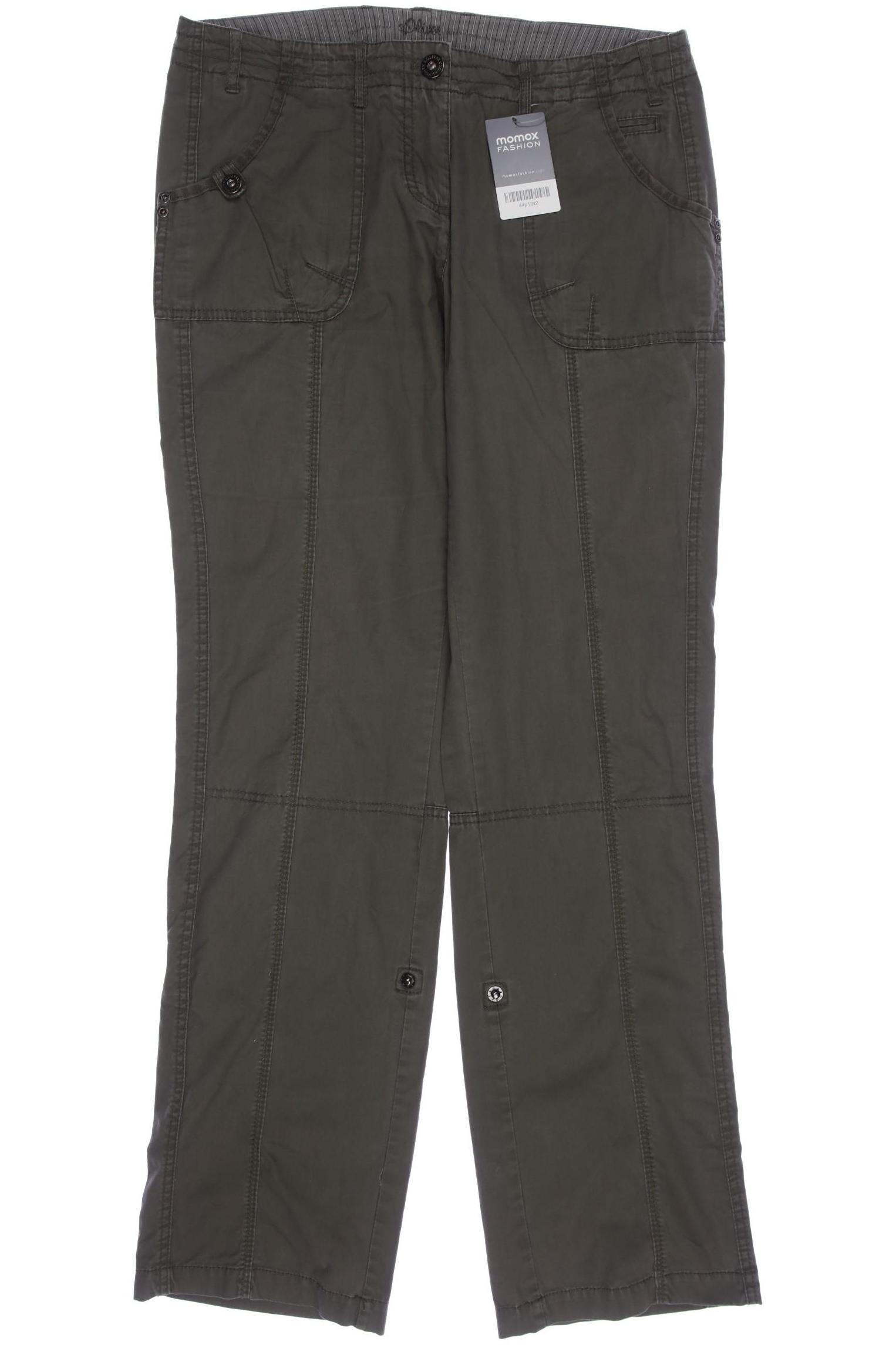 

s.Oliver Damen Stoffhose, grün, Gr. 40