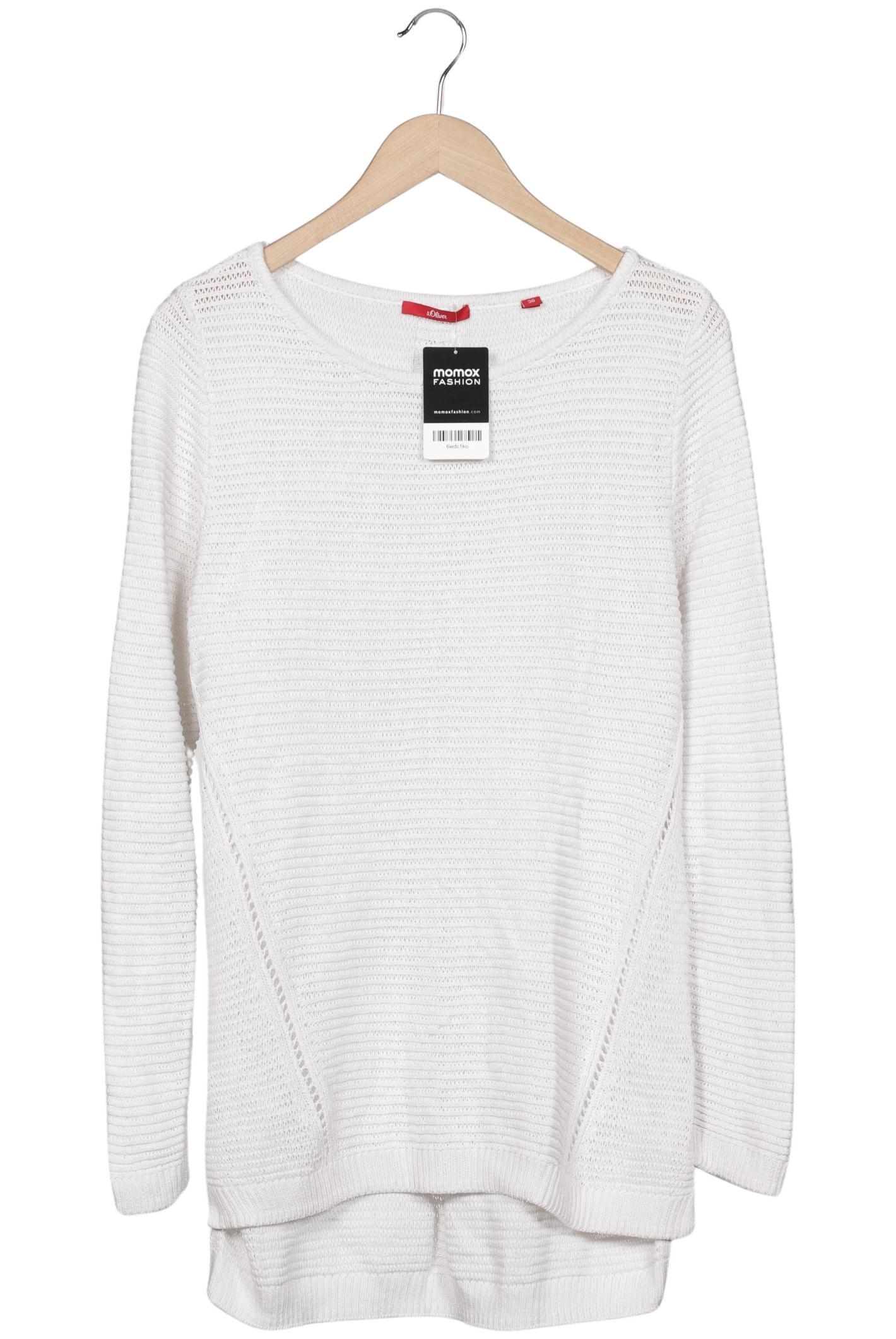 

s.Oliver Damen Pullover, cremeweiß, Gr. 38