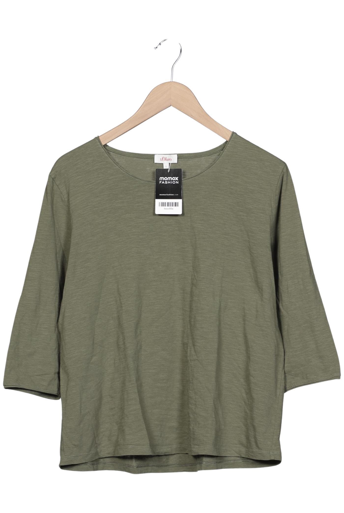 

s.Oliver Damen Langarmshirt, grün, Gr. 42
