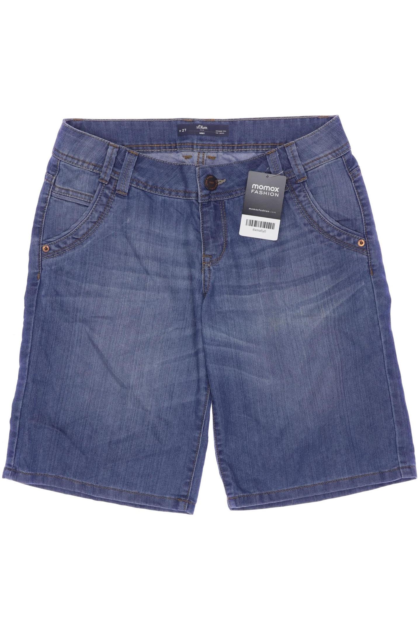 

s.Oliver Damen Shorts, blau, Gr. 27