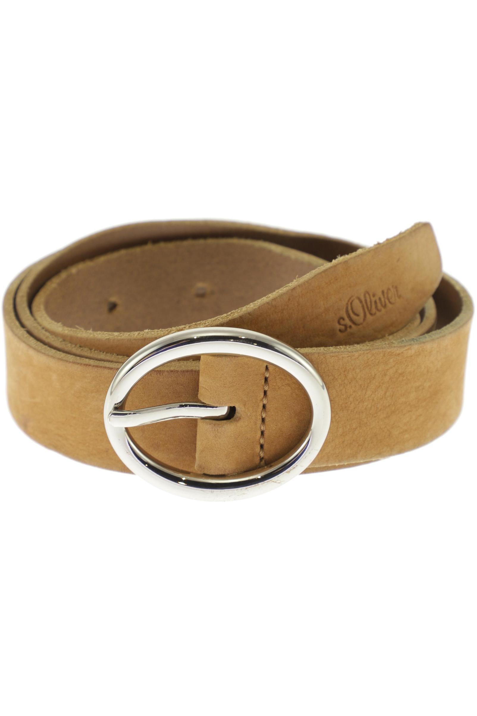 

s.Oliver Damen Gürtel, beige, Gr. 80
