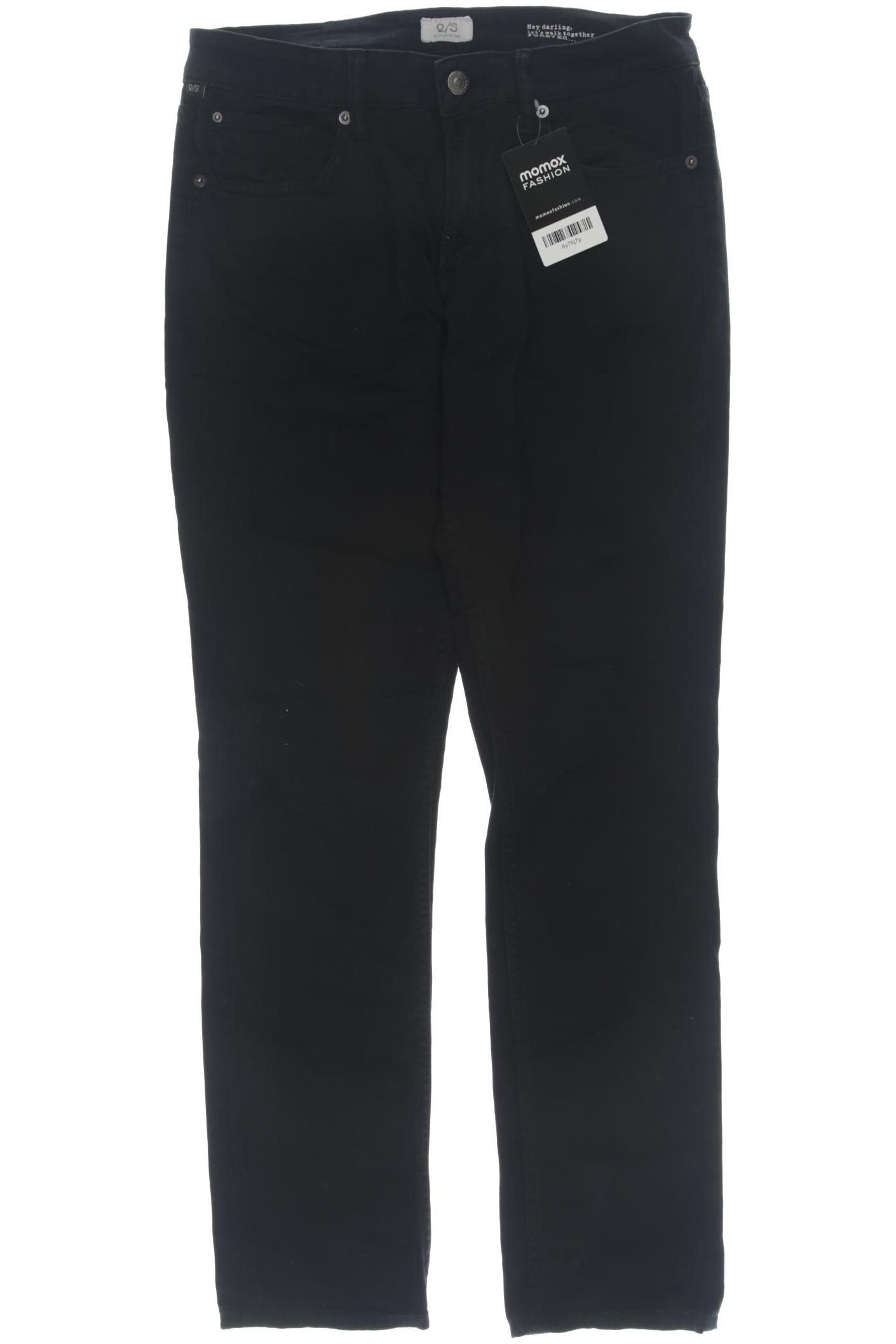 

s.Oliver Damen Jeans, schwarz