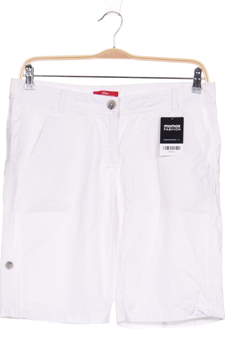 

s.Oliver Damen Shorts, weiß