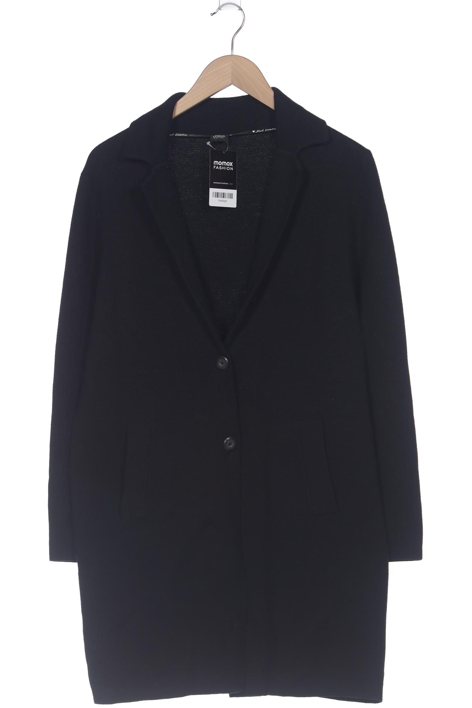 

s.Oliver Damen Strickjacke, schwarz, Gr. 40