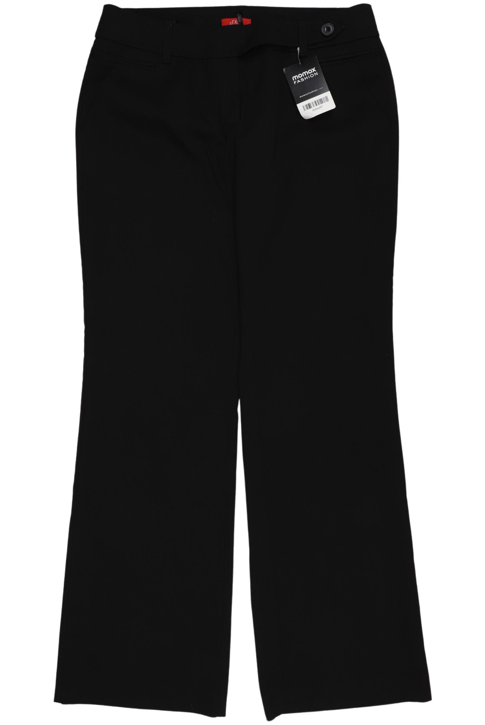 

s.Oliver Damen Stoffhose, schwarz, Gr. 38