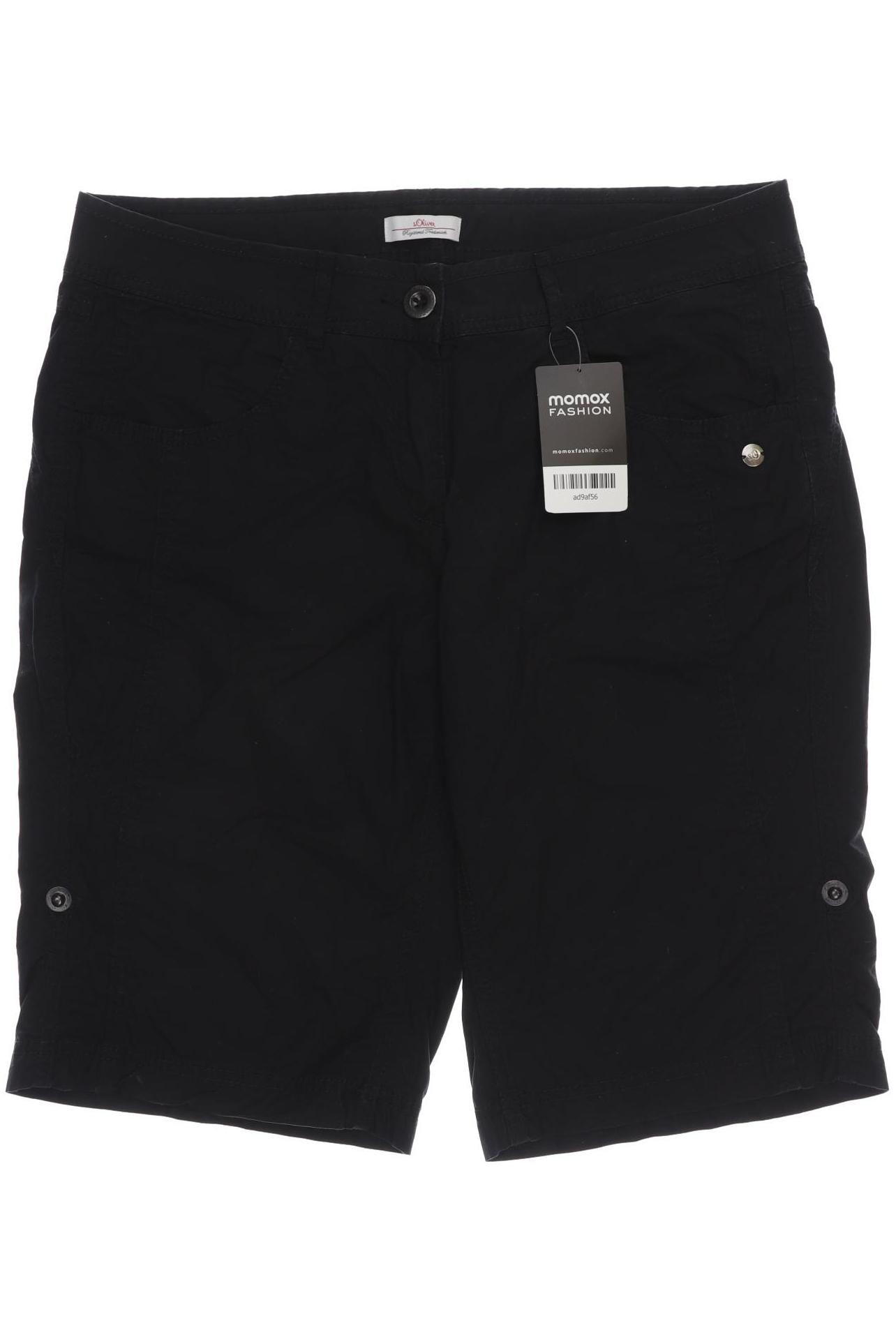 

s.Oliver Damen Shorts, schwarz, Gr. 38