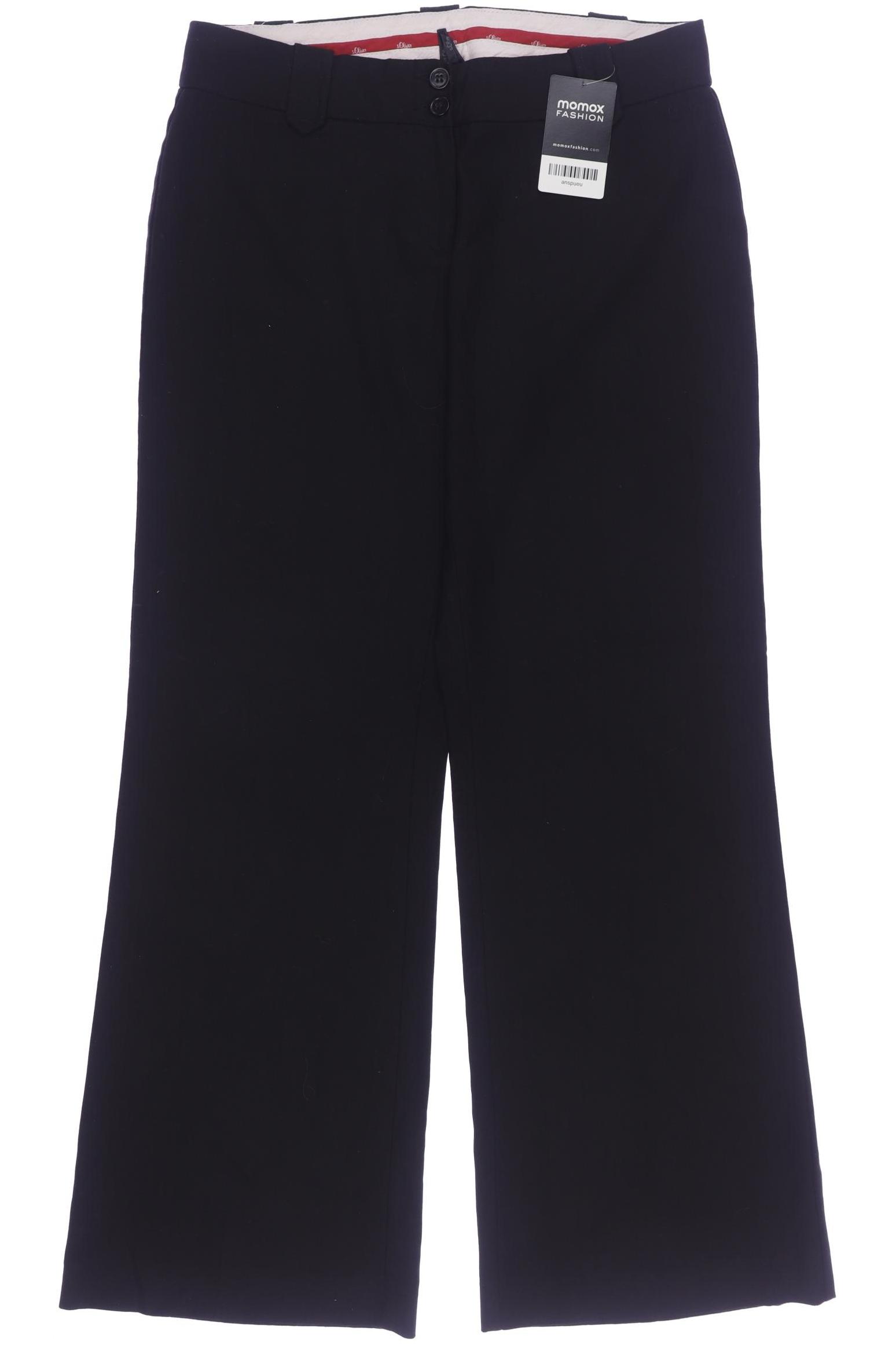 

s.Oliver Damen Stoffhose, schwarz, Gr. 38