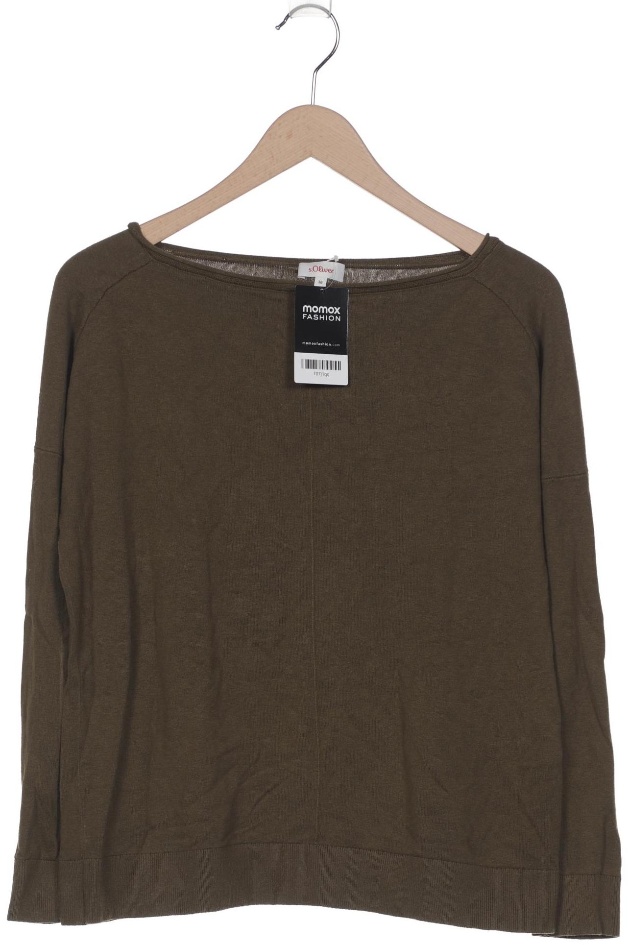 

s.Oliver Damen Pullover, grün, Gr. 38