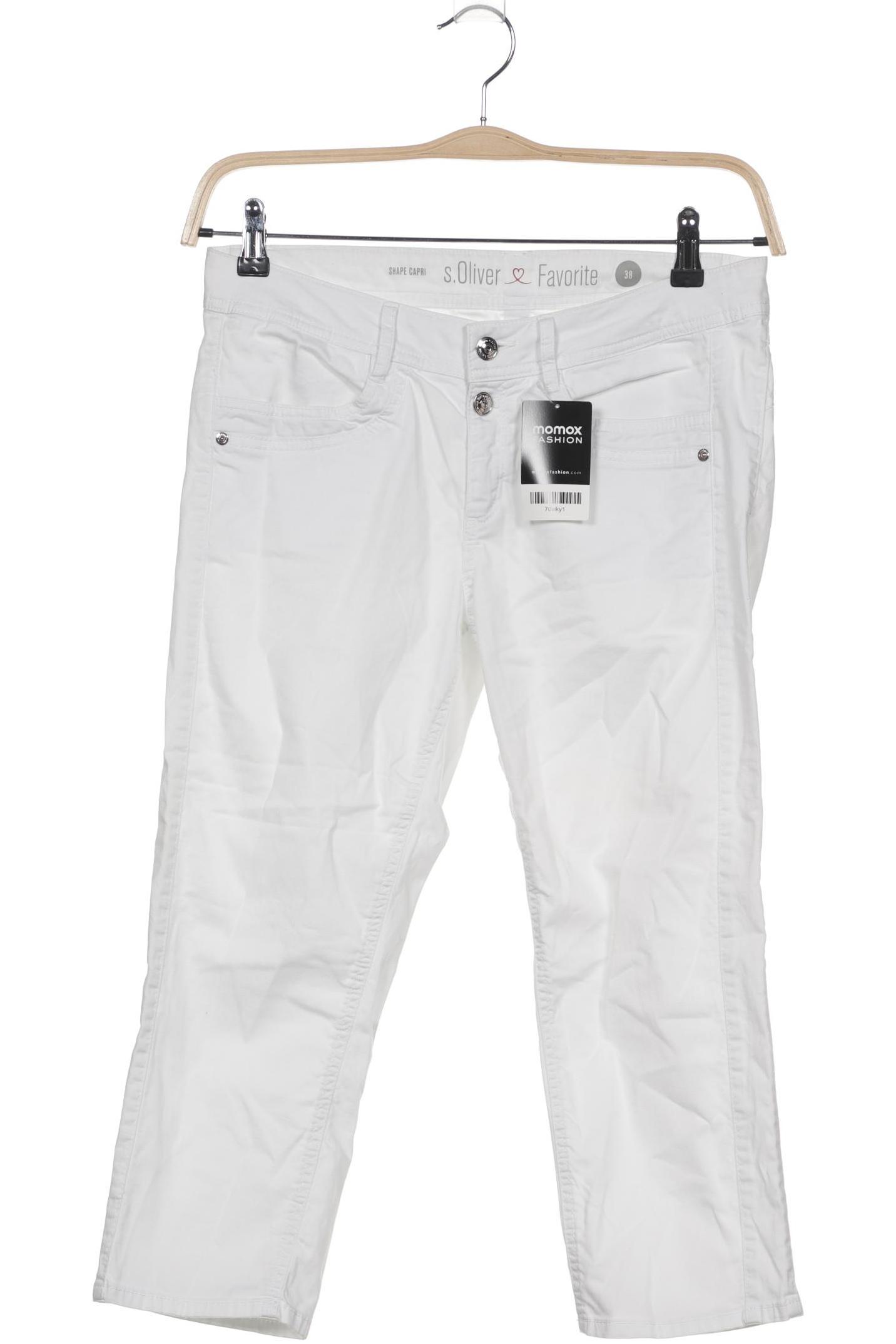 

s.Oliver Damen Jeans, weiß, Gr. 38