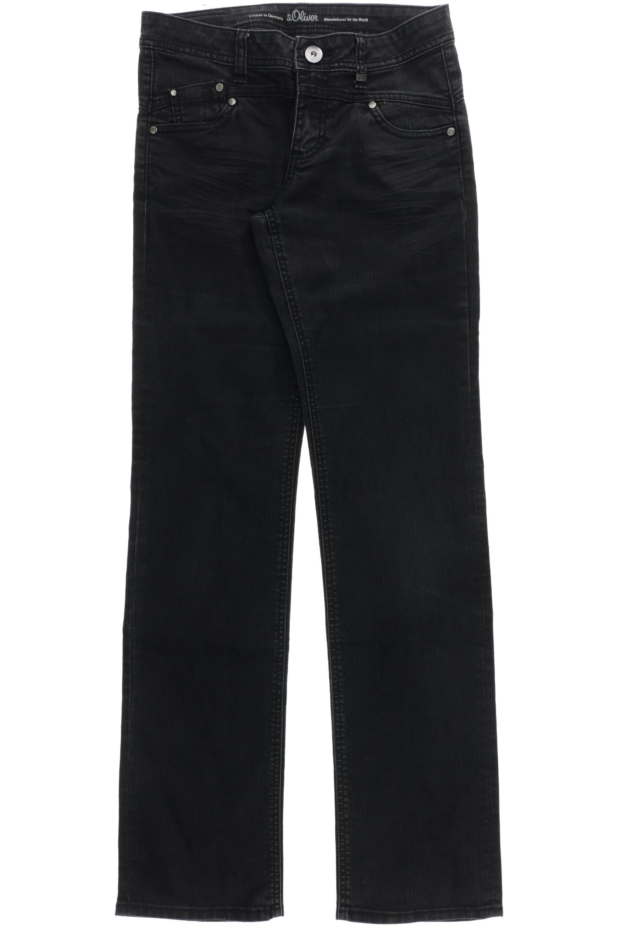 

s.Oliver Damen Jeans, schwarz, Gr. 34