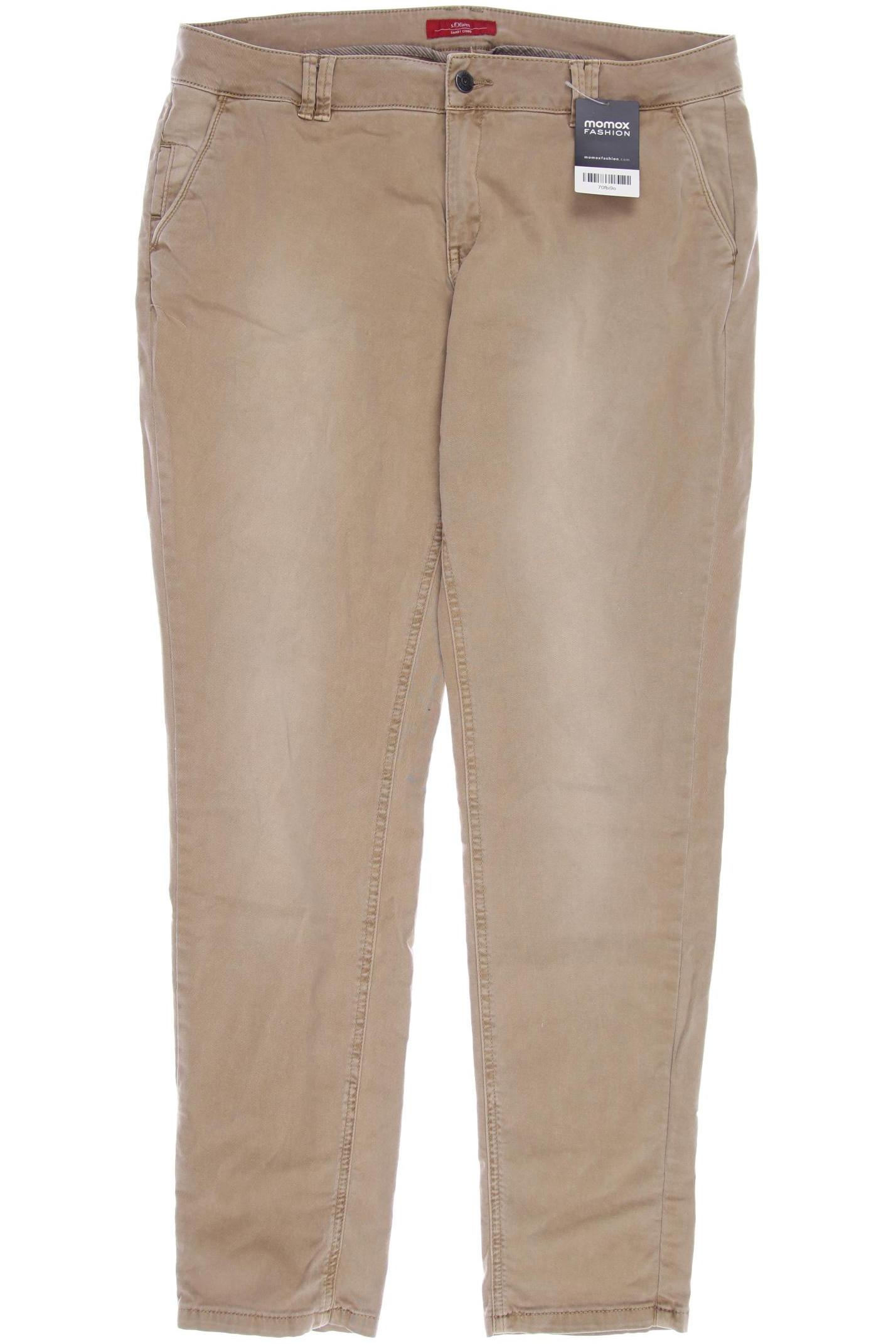 

s.Oliver Damen Stoffhose, beige, Gr. 42