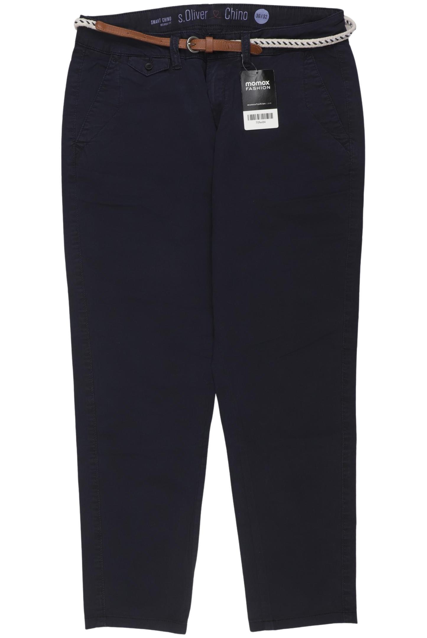 

s.Oliver Damen Stoffhose, marineblau, Gr. 36