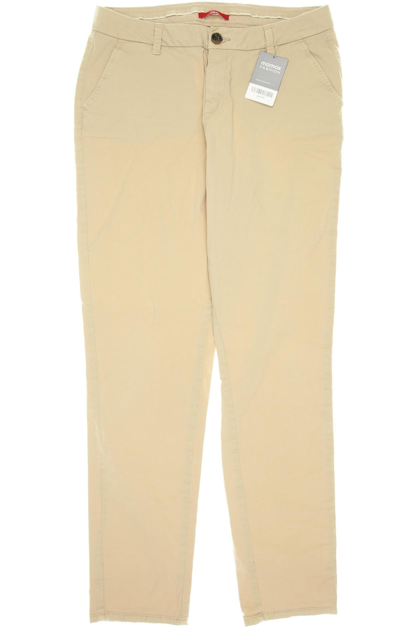 

s.Oliver Damen Stoffhose, beige, Gr. 33