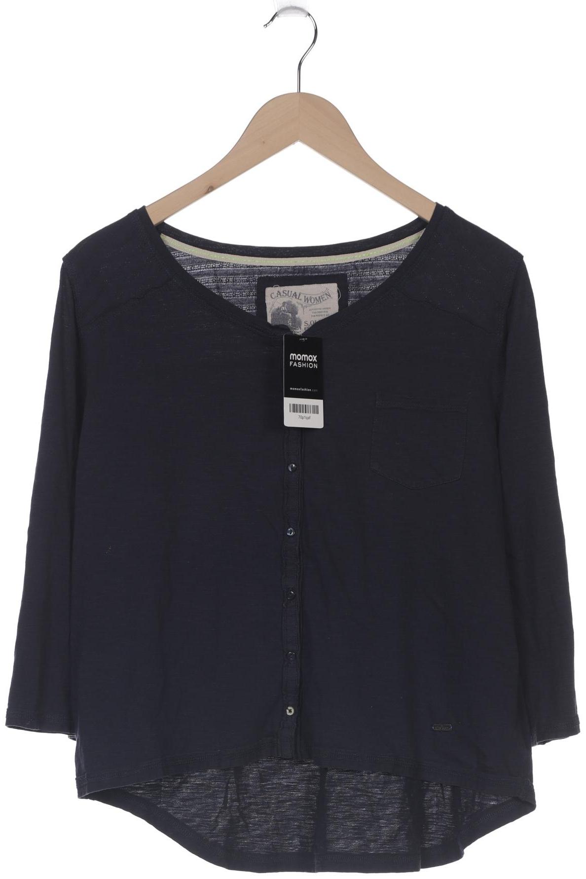 

s.Oliver Damen Langarmshirt, marineblau, Gr. 44