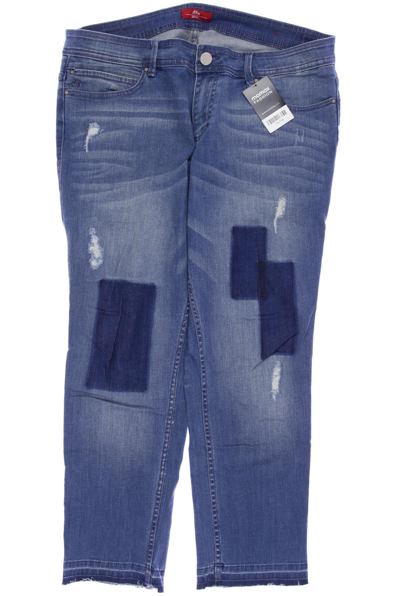 

s.Oliver Damen Jeans, blau