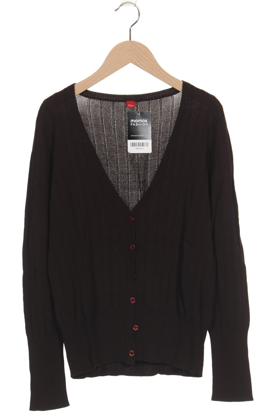

s.Oliver Damen Strickjacke, braun, Gr. 42
