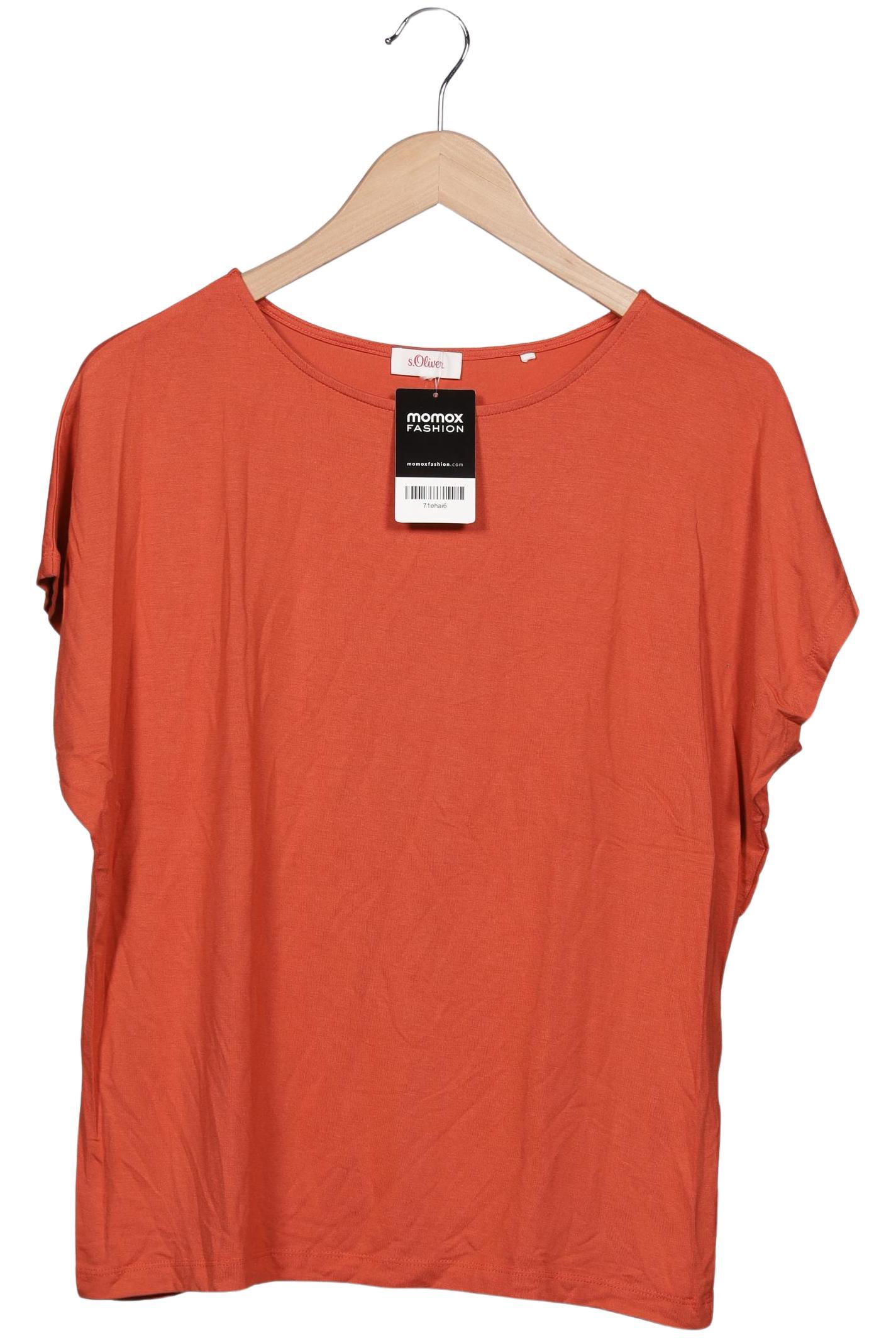 

s.Oliver Damen T-Shirt, orange, Gr. 46
