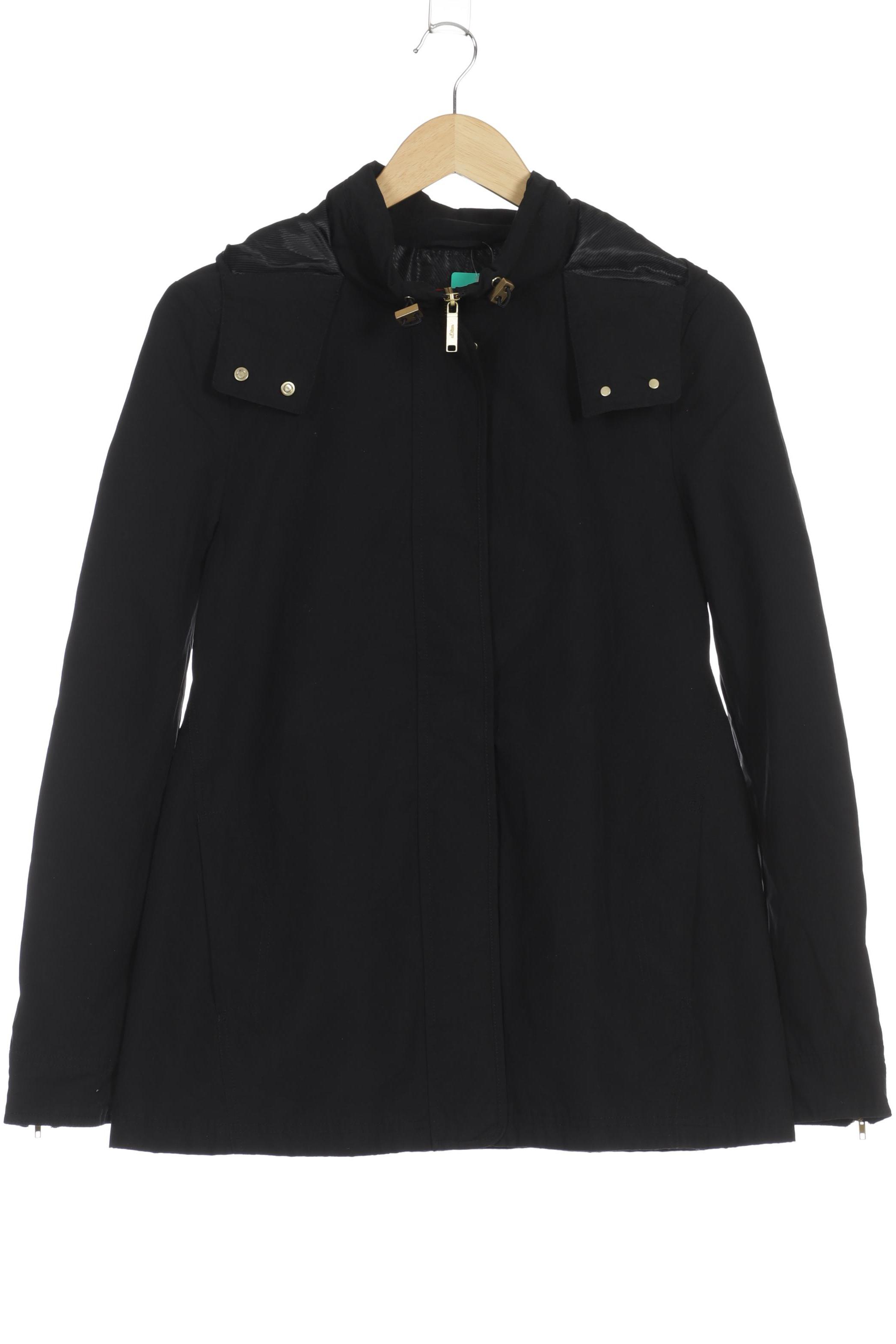 

s.Oliver Damen Jacke, schwarz, Gr. 34