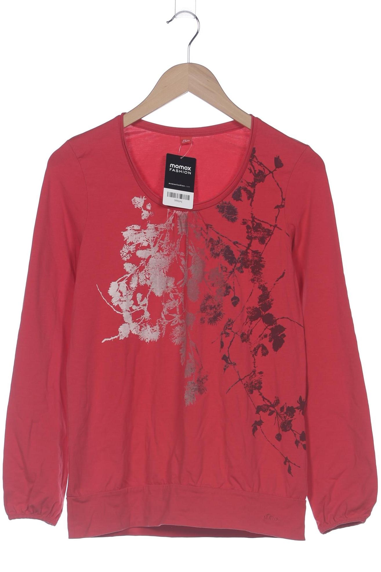 

s.Oliver Damen Langarmshirt, rot, Gr. 36