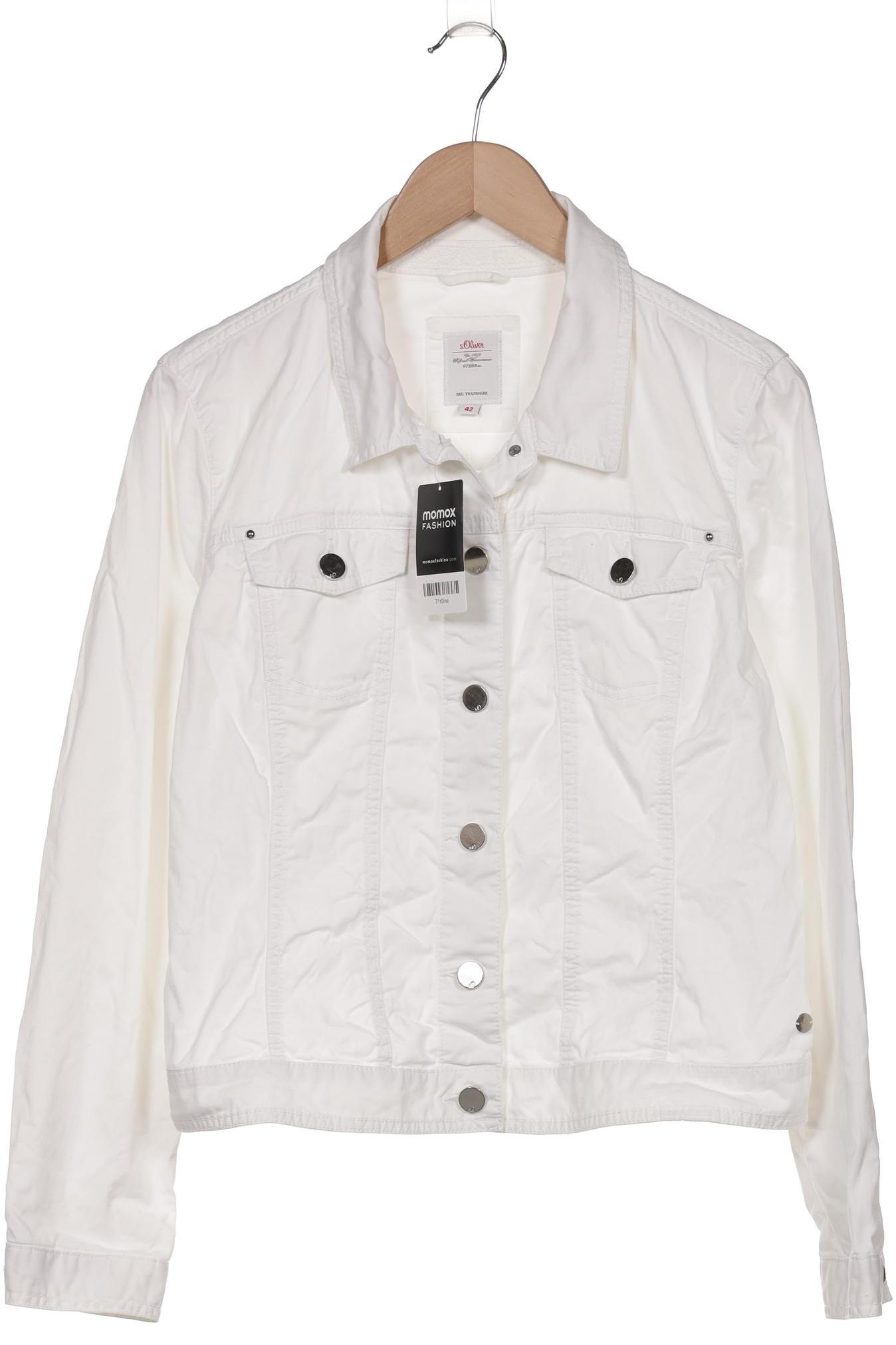 

s.Oliver Damen Jacke, weiß, Gr. 42