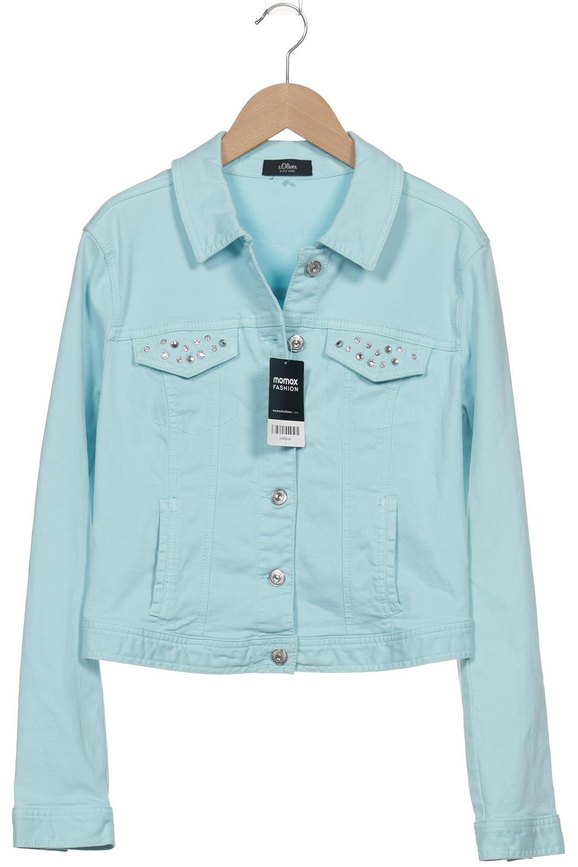 

s.Oliver Damen Jacke, hellblau, Gr. 36