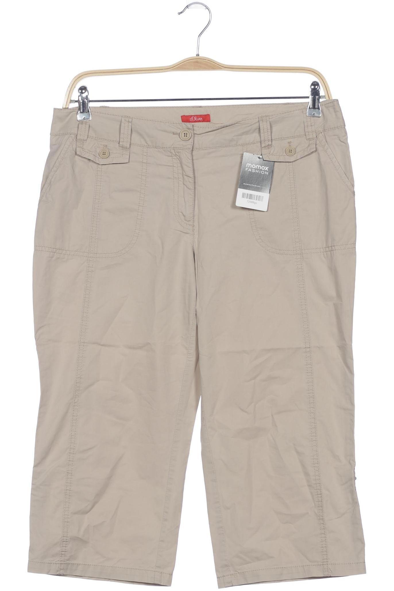 

s.Oliver Damen Stoffhose, beige, Gr. 42