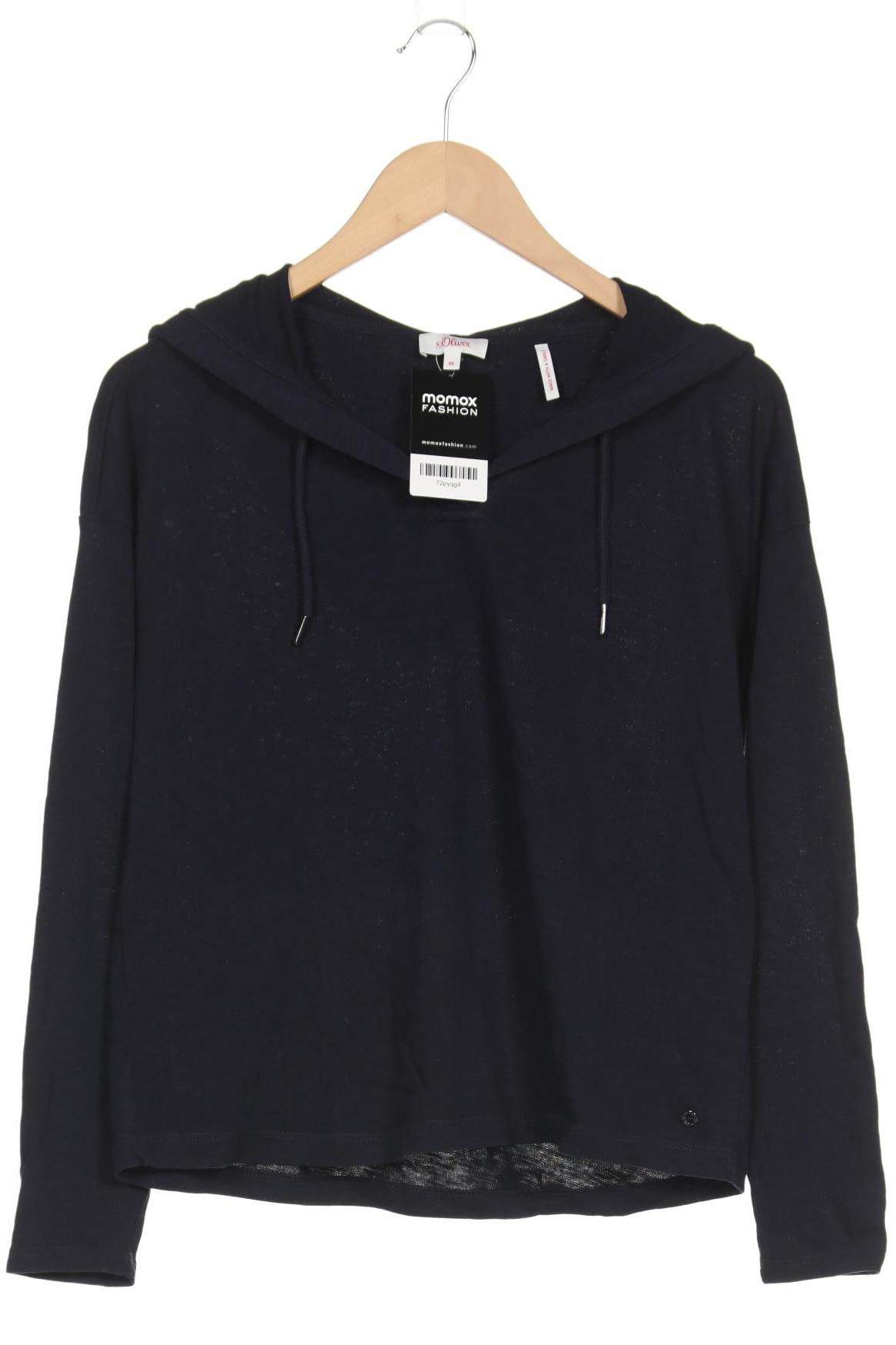 

s.Oliver Damen Kapuzenpullover, marineblau