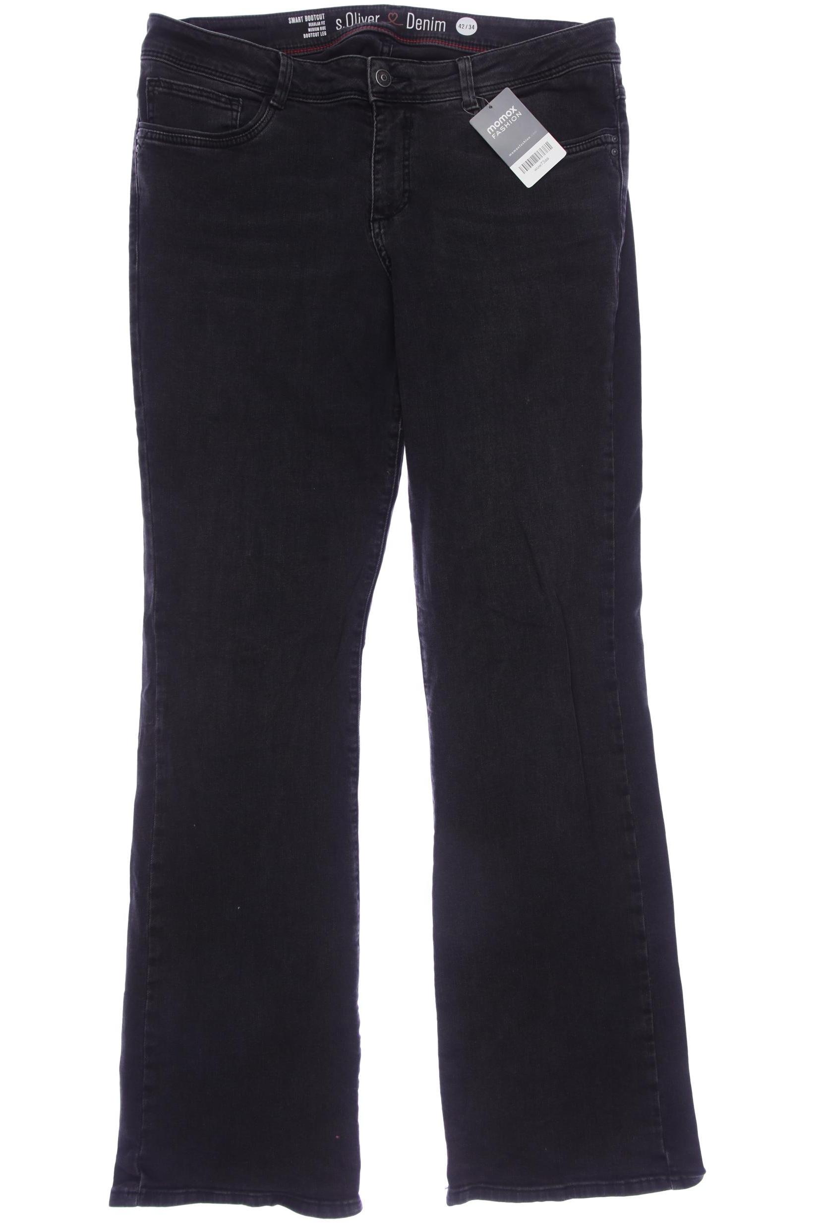

s.Oliver Damen Jeans, schwarz, Gr. 42