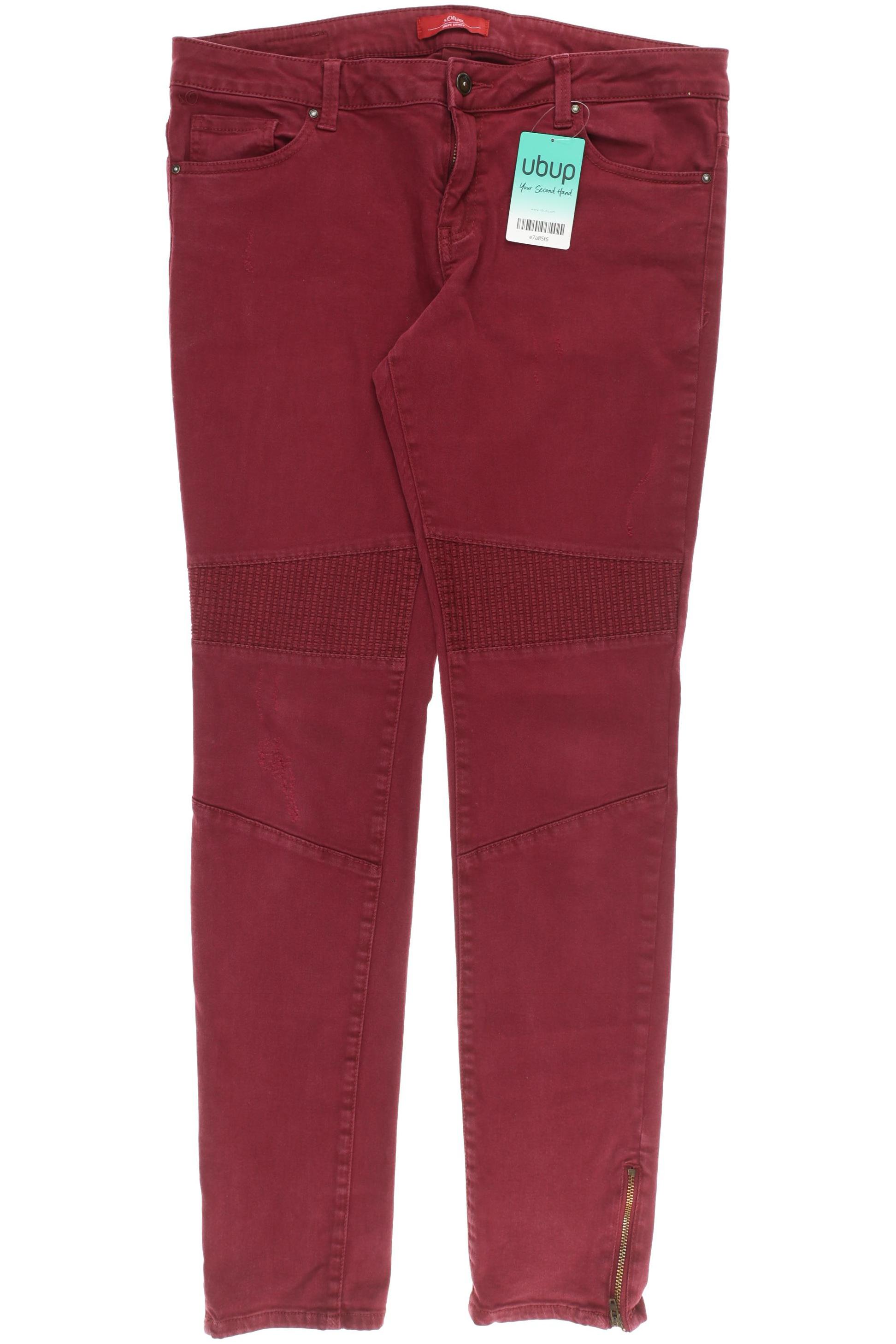 

s.Oliver Damen Jeans, rot, Gr. 34