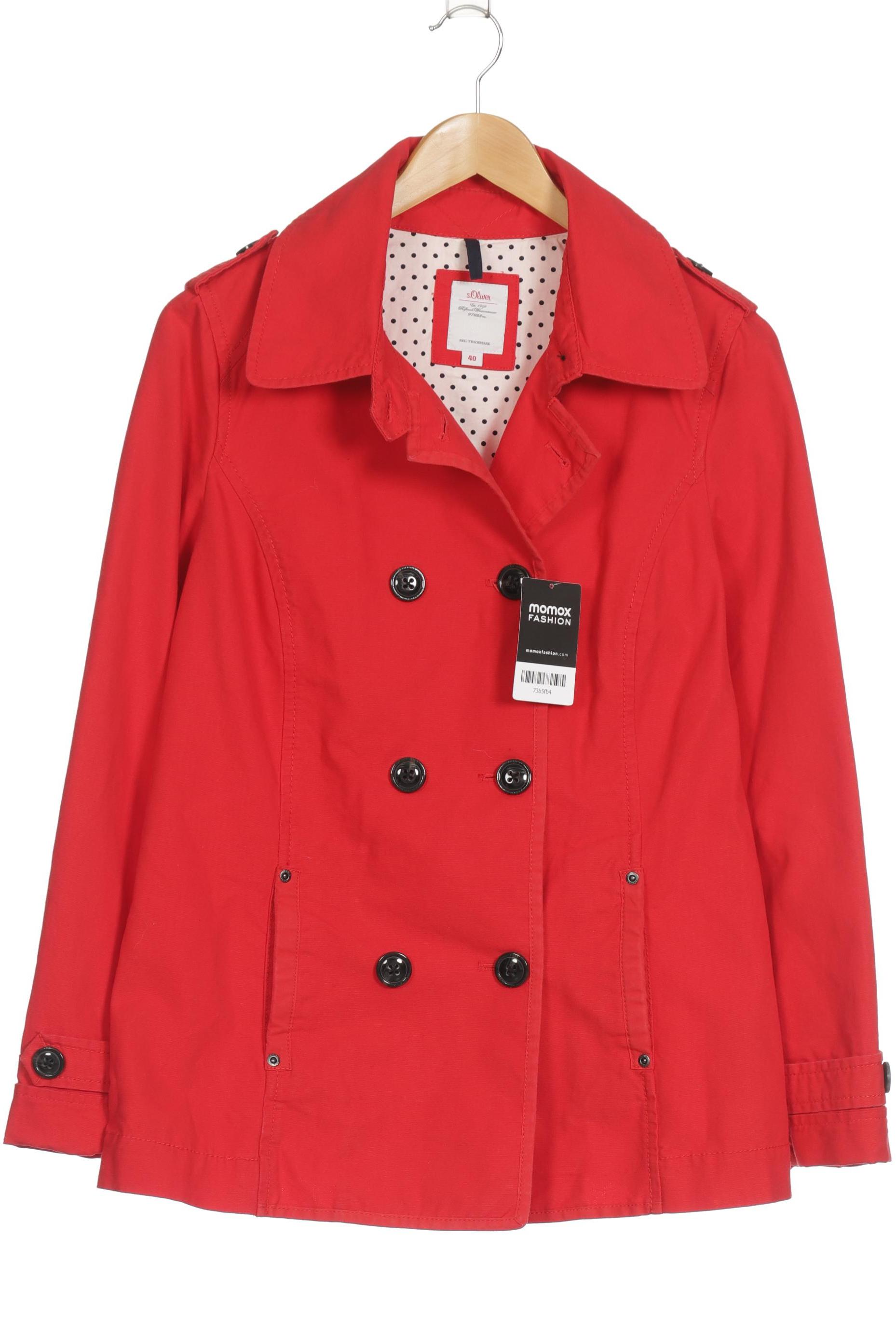 

s.Oliver Damen Jacke, rot, Gr. 40