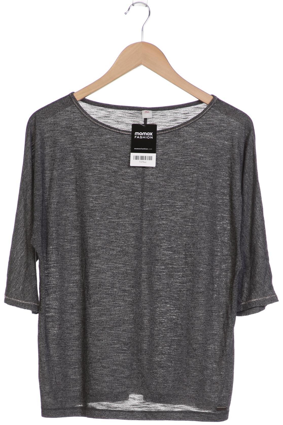

s.Oliver Damen Langarmshirt, grau, Gr. 38