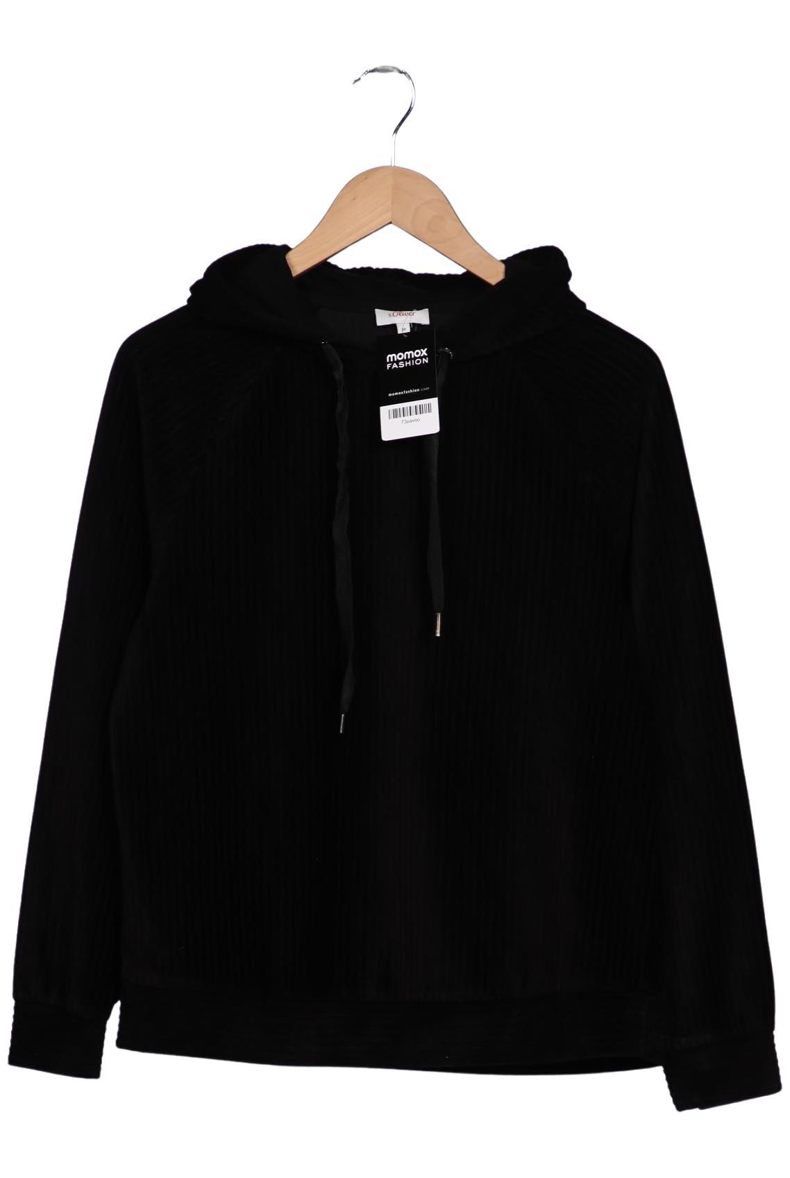 

s.Oliver Damen Kapuzenpullover, schwarz, Gr. 36