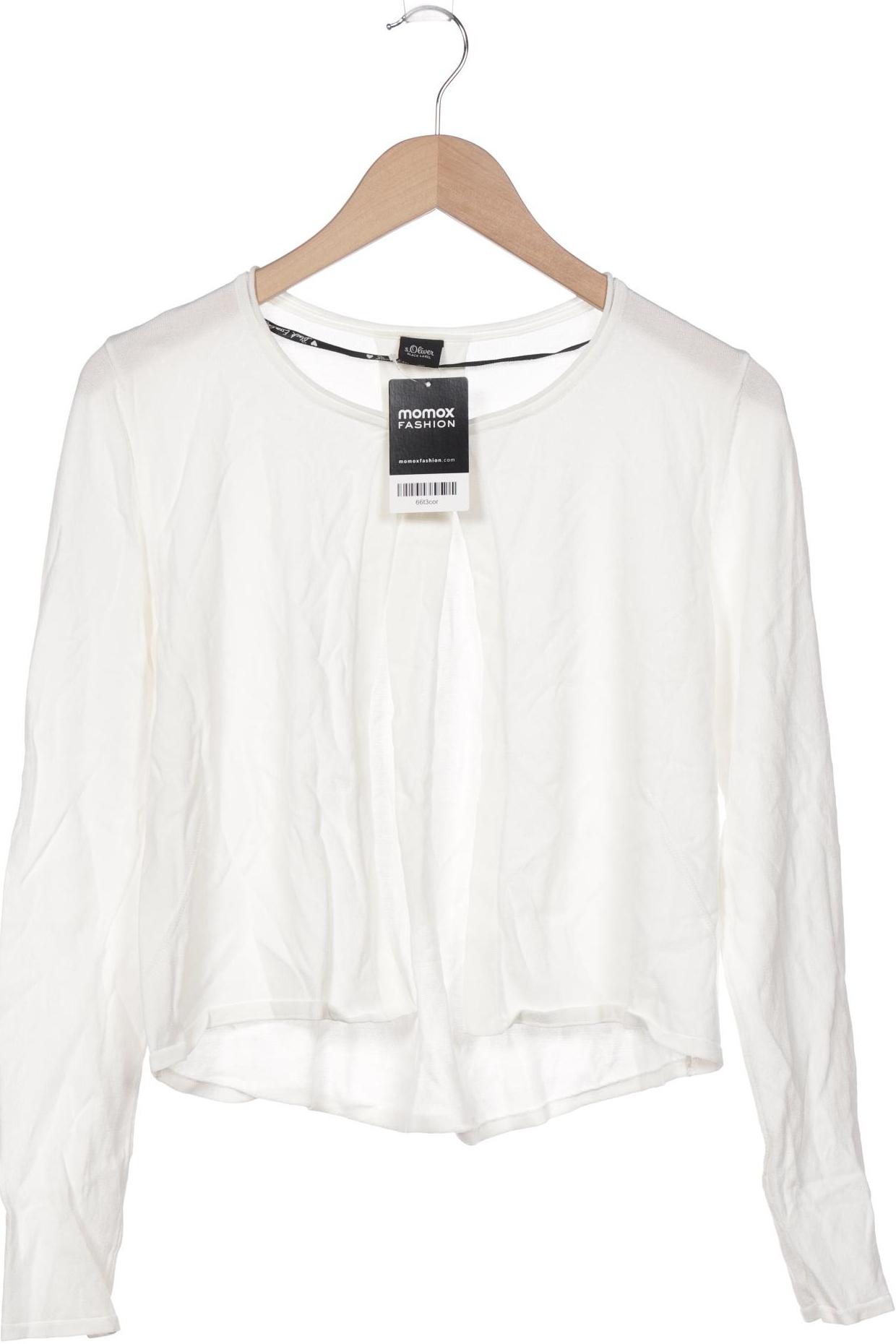 

s.Oliver Damen Strickjacke, cremeweiß, Gr. 40