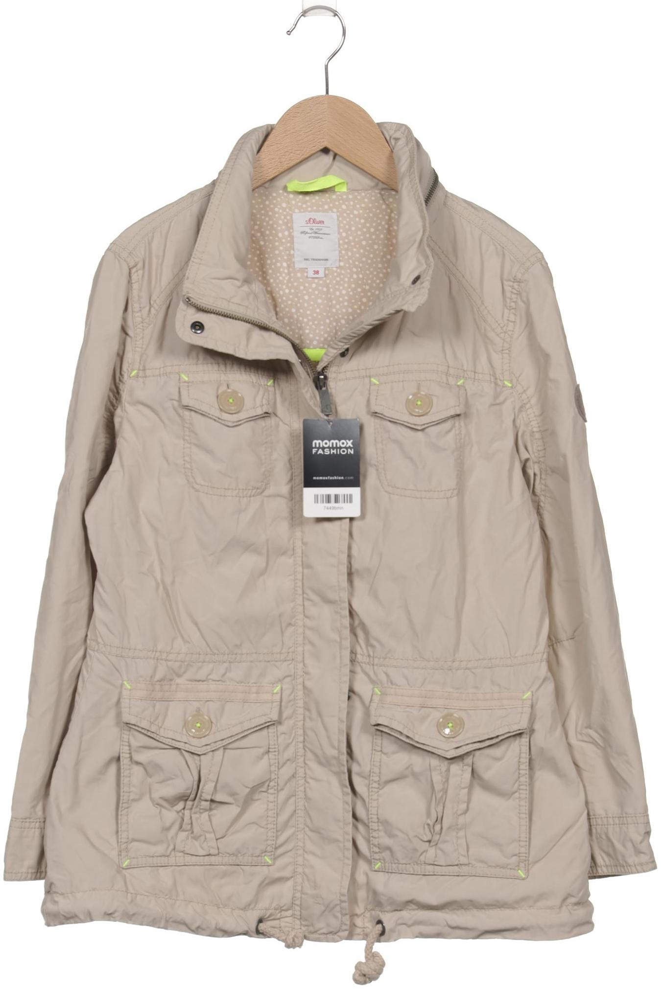 

s.Oliver Damen Jacke, beige, Gr. 38