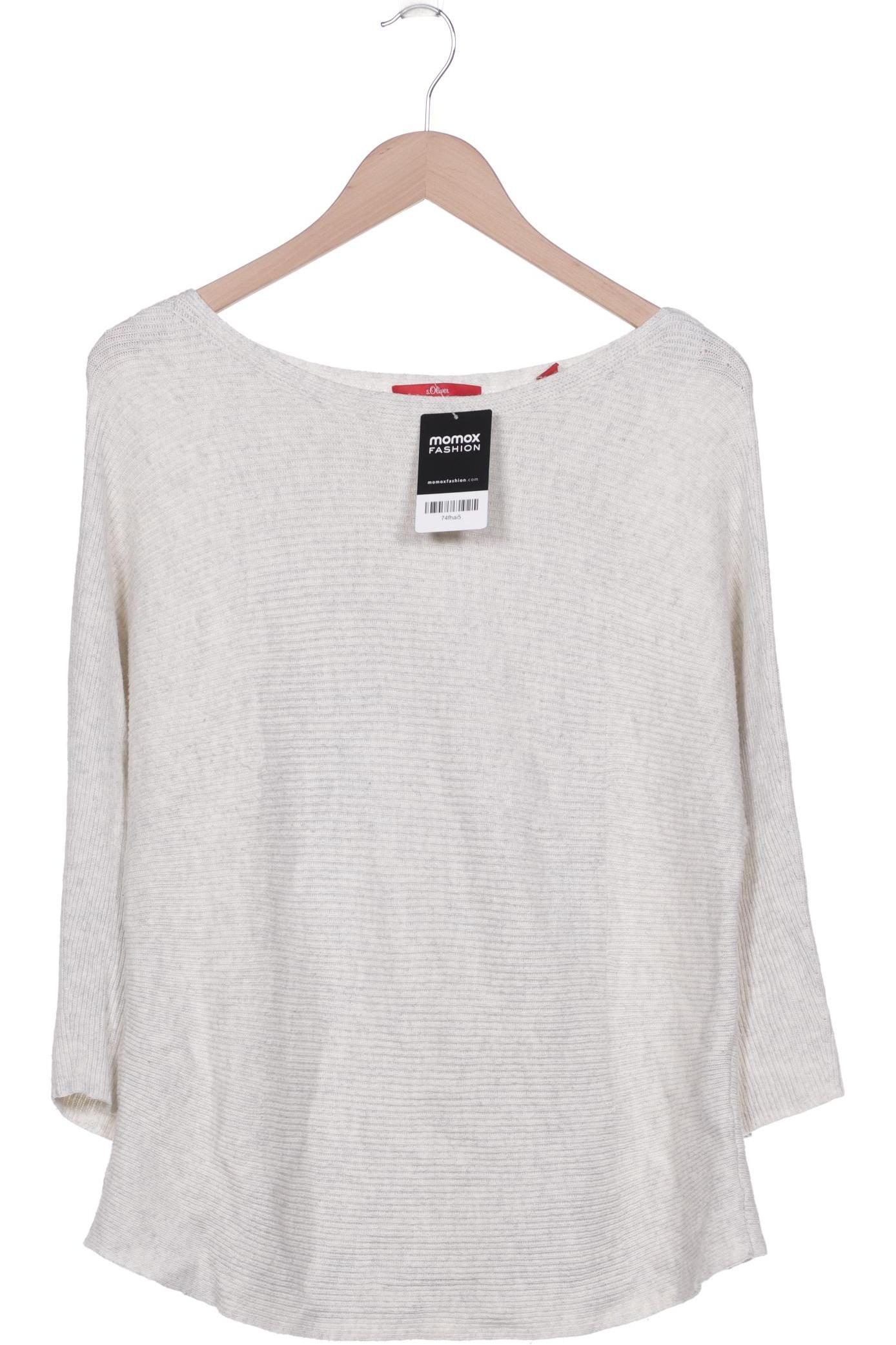 

s.Oliver Damen Pullover, cremeweiß