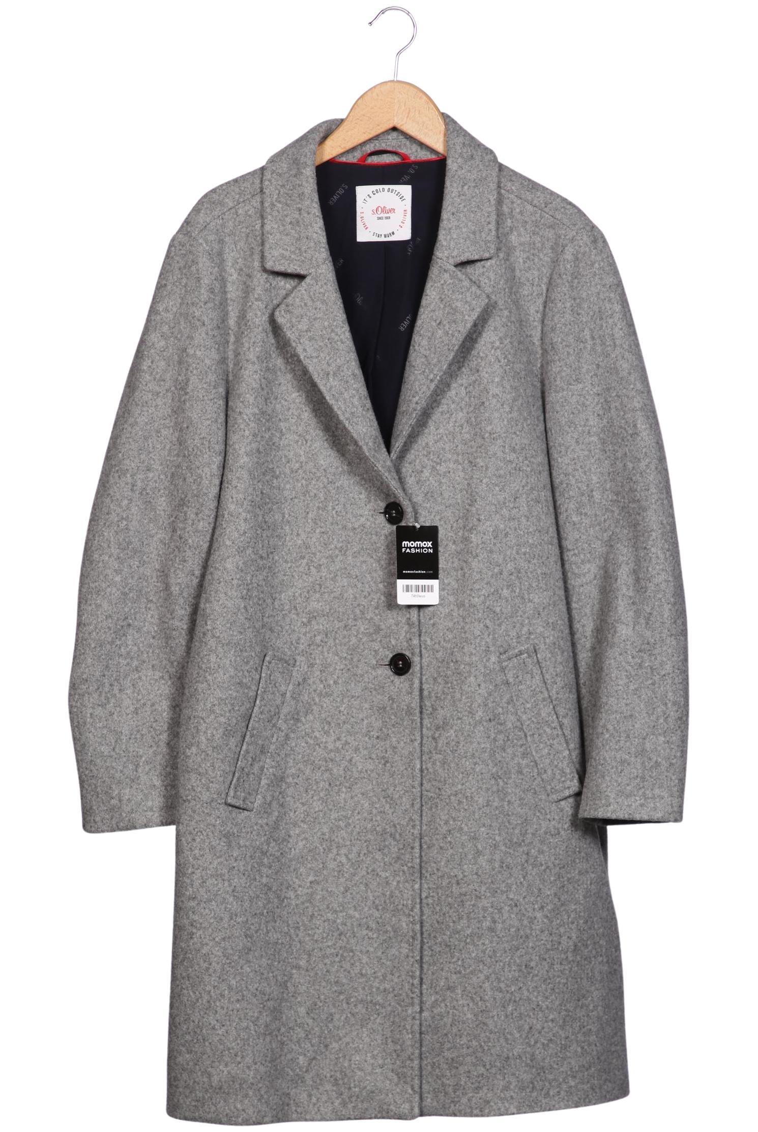 

s.Oliver Damen Mantel, grau, Gr. 46