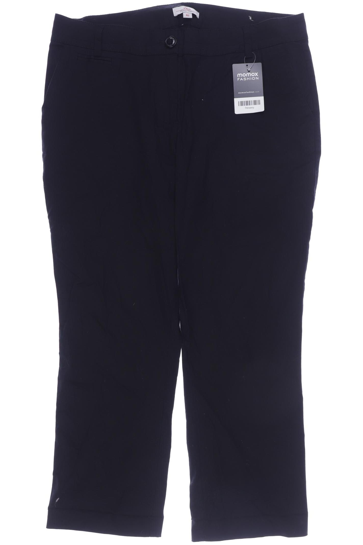 

s.Oliver Damen Stoffhose, schwarz