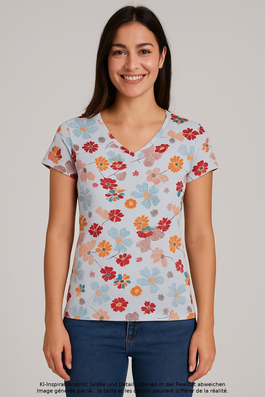 

s.Oliver Damen T-Shirt, mehrfarbig, Gr. 38