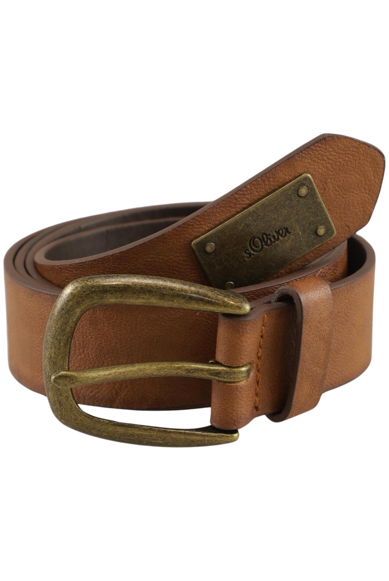 

s.Oliver Damen Gürtel, braun, Gr. 90
