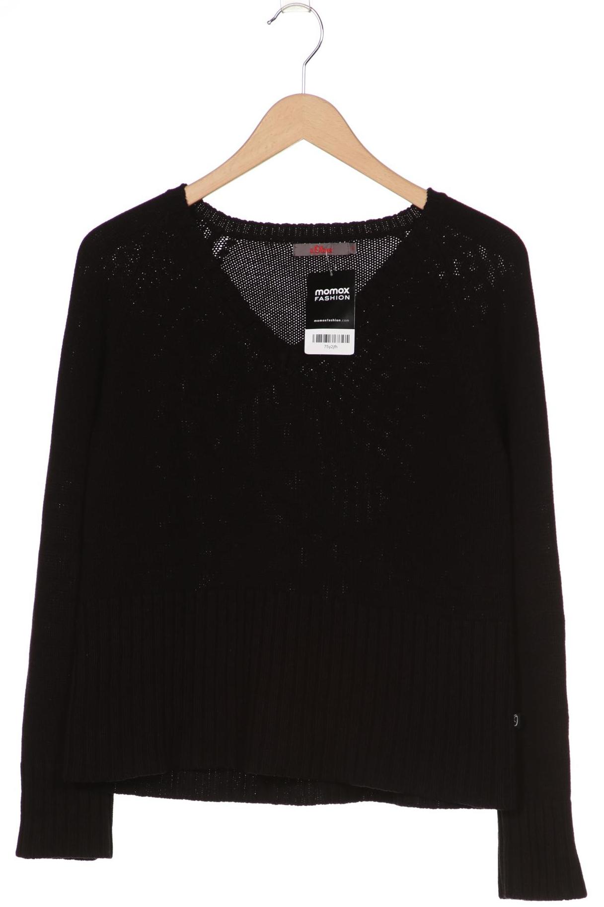 

s.Oliver Damen Pullover, schwarz