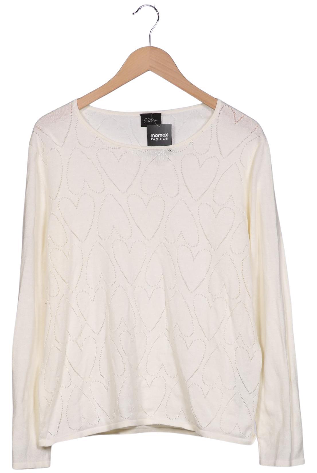 

s.Oliver Damen Pullover, cremeweiß, Gr. 44