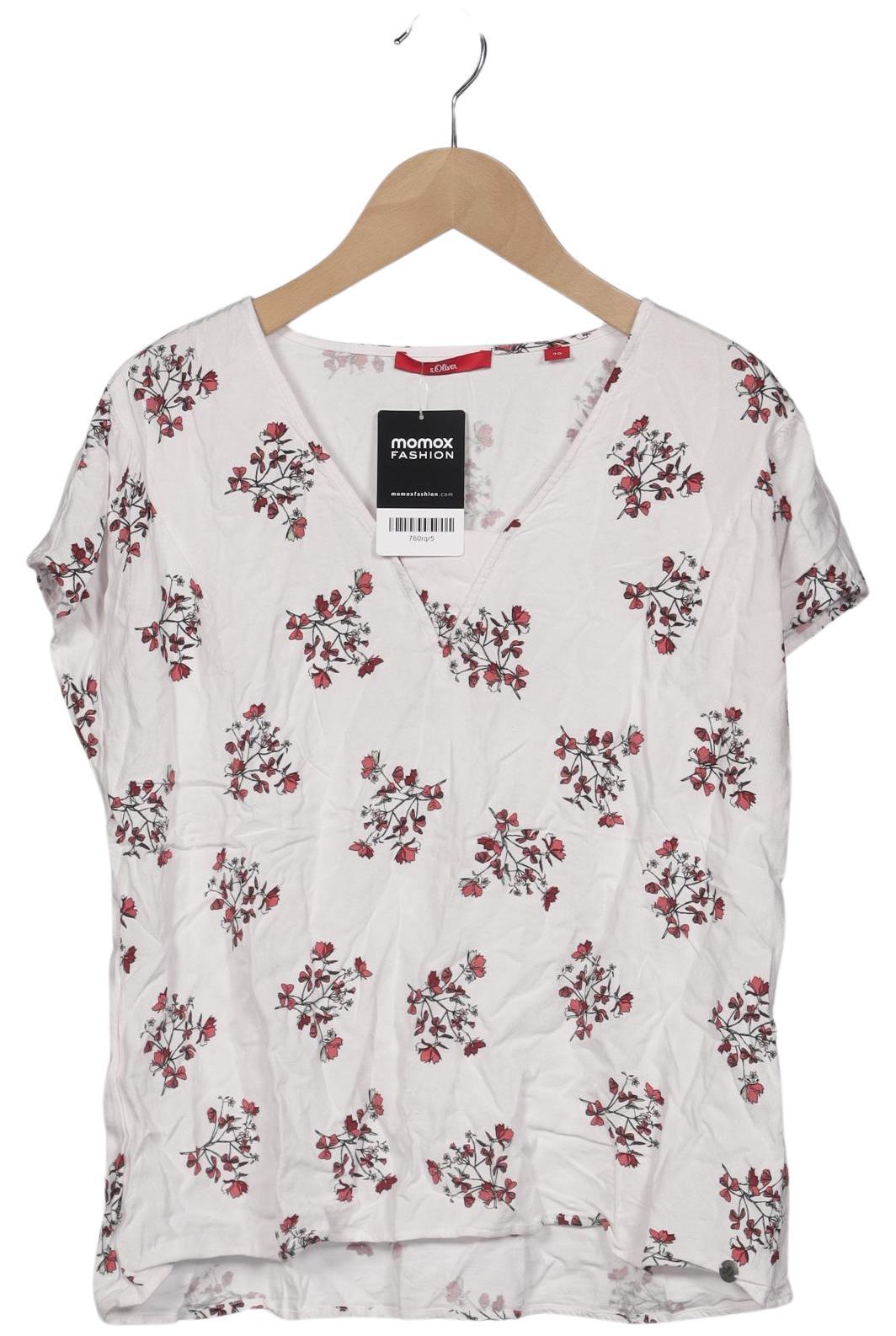 

s.Oliver Damen T-Shirt, weiß, Gr. 40