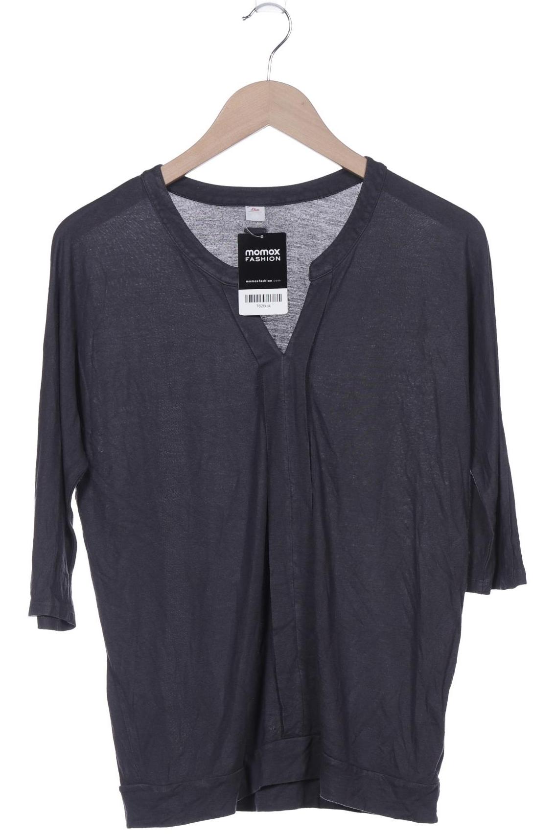 

s.Oliver Damen Langarmshirt, grau, Gr. 38